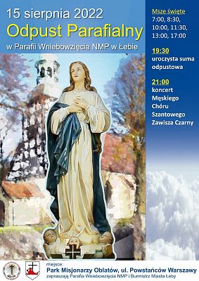 Odpust Parafialny w parafii Wniebowzięcia NMP w Łebie grafika