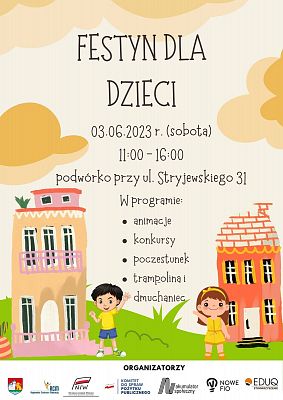 Plakat - Festyn dla dzieci grafika