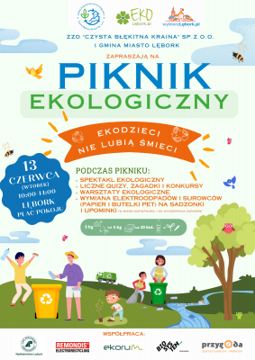 Piknik Ekologiczny „EKODZIECI NIE LUBIĄ ŚMIECI” grafika