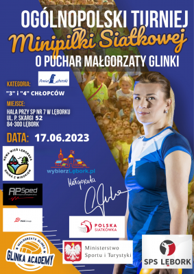 Ogólnopolski Turniej Minipiłki Siatkowej Chłopców o Puchar Małgorzaty Glinki grafika