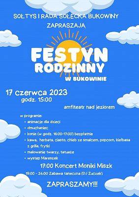 Festyn rodzinny w Bukowinie grafika