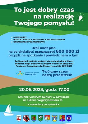 Konsultacje społeczne dotyczące przygotowania Lokalnej Strategii Rozwoju grafika