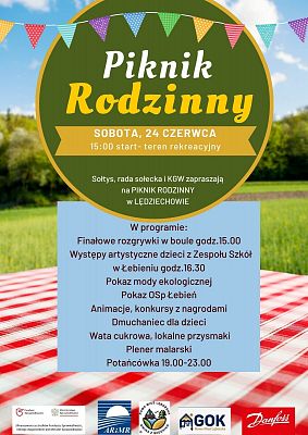 Piknik rodzinny w Lędziechowie grafika