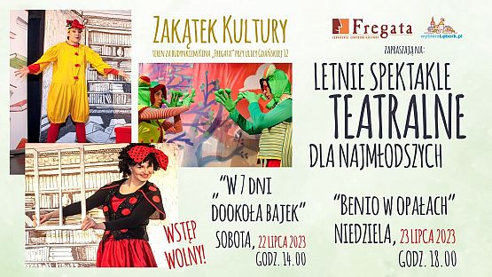 Letnie spektakle dla najmłodszych grafika