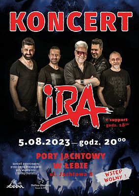 Koncert zespołu IRA grafika