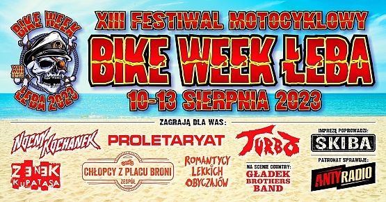 XIII Festiwal Motocyklowy Bike Week Łeba 2023 grafika