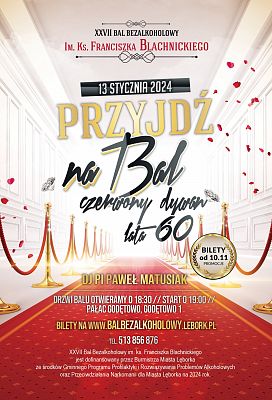 27 Bal Bezalkoholowy im. ks. Franciszka Blachnickiego grafika