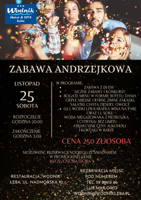 Zabawa andrzejkowa grafika