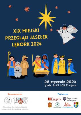 Grafika 1: XIX Miejski Przegląd Jasełek Lębork 2024