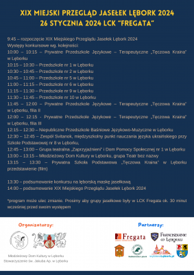 Grafika 2: XIX Miejski Przegląd Jasełek Lębork 2024