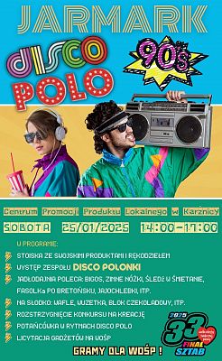 Grafika 1: Jarmark Disco Polo dla WOŚP w Karżnicy