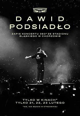 Dawid Podsiadło – koncert na ekranie lęborskiej “Fregaty” grafika