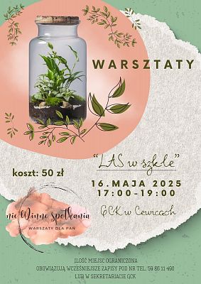 Warsztaty z cyklu "nieWinne spotkania" w Cewicach grafika