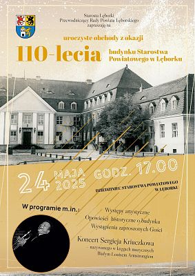 Obchody 110-lecia budynku starostwa grafika