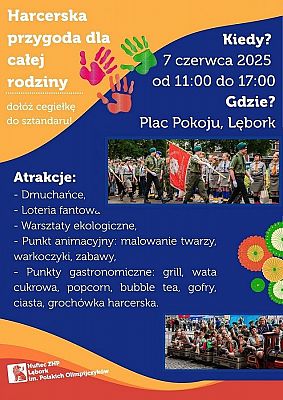 Rodzinny piknik z harcerzami grafika
