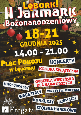 Grafika 1: II Jarmark Bożonarodzeniowy w Lęborku