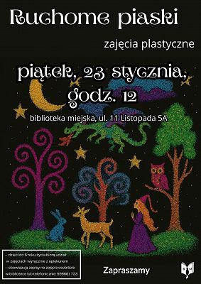 Grafika 6: Ferie zimowe w Bibliotece Miejskiej w Łebie