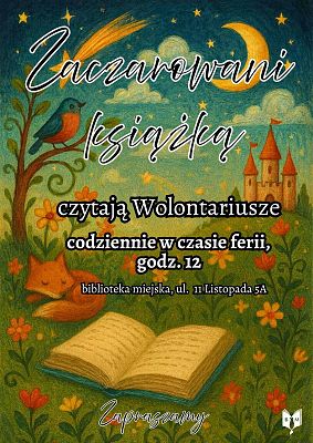 Grafika 2: Ferie zimowe w Bibliotece Miejskiej w Łebie