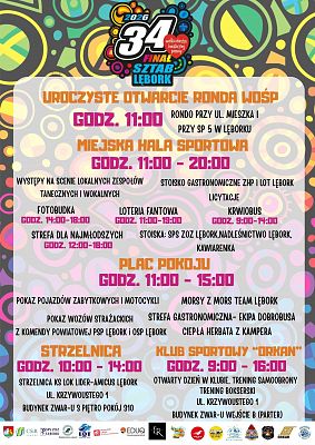 Grafika 1: 34. Finał WOŚP w Lęborku