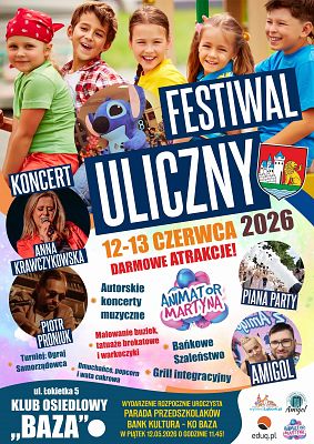 Grafika 1: FESTIWAL ULICZNY W OBSZARZE REWITALIZACJI