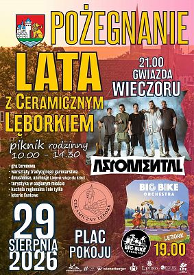 Grafika 1: Festyn Plenerowy „Pożegnanie Lata z Ceramicznym Lęborkiem”