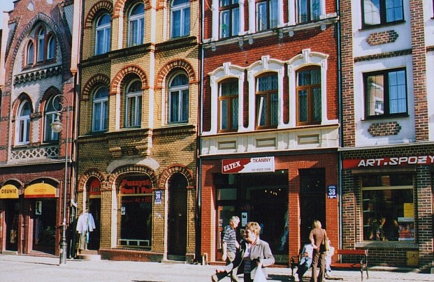 Kamienice mieszczańskie z przeł. XIX/XX w.