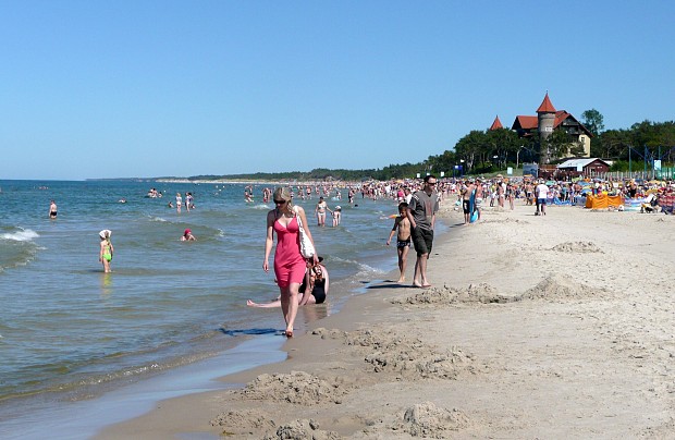 Plaża w Łebie