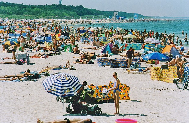 Plaża w Łebie