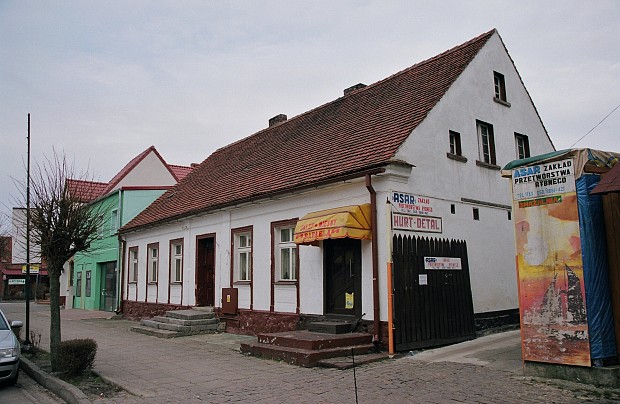 Zabudowa rybacka w Łebie