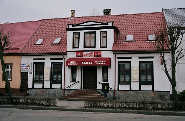 Zabudowa rybacka w Łebie