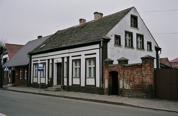 Zabudowa rybacka w Łebie