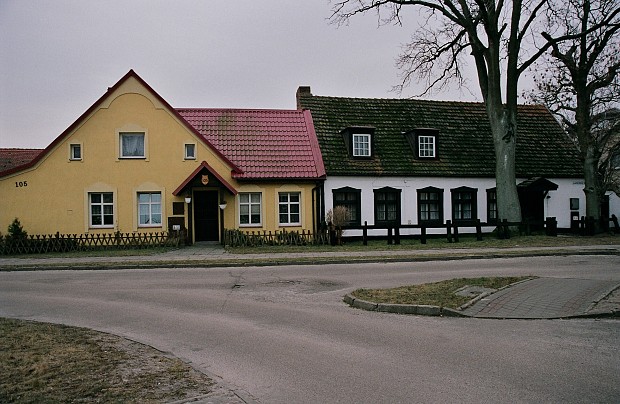 Zabudowa rybacka w Łebie