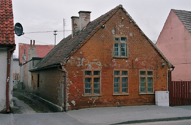 Zabudowa rybacka w Łebie