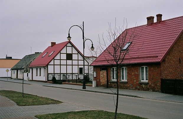 Zabudowa rybacka w Łebie