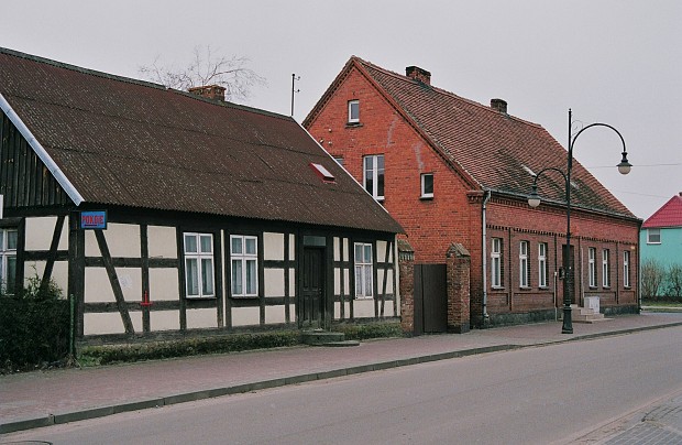 Zabudowa rybacka w Łebie