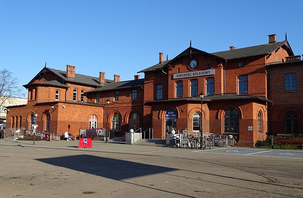 Budynek dworca PKP w Lęborku