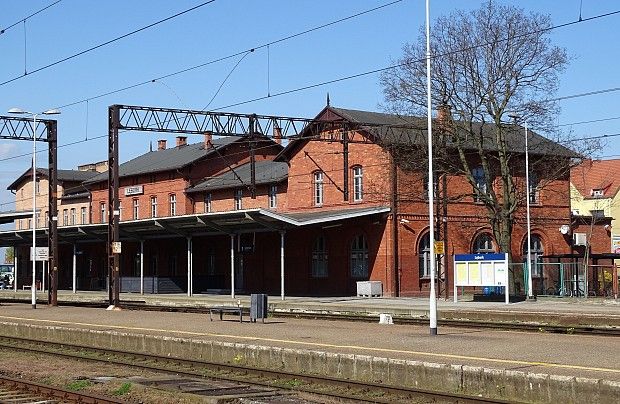 Budynek dworca PKP w Lęborku