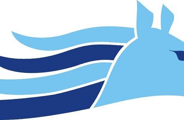 Logotyp "Szlaku konnego w Błękitnej Krainie"